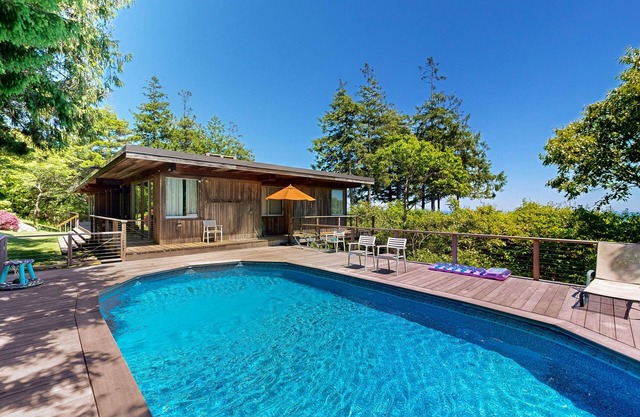 Iconic Mid-Century Home with Gorgeous Ocean Views, Private Pool & Decks