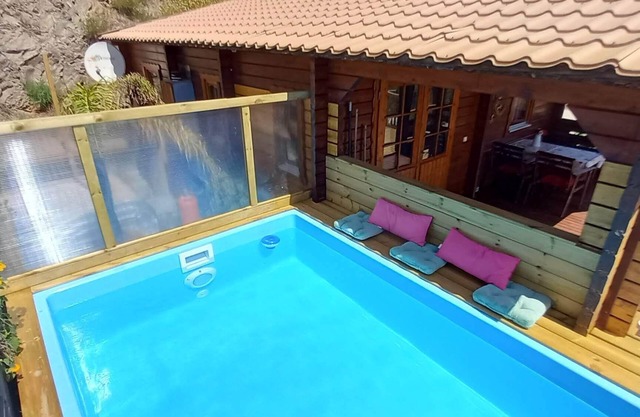 Idyllic wooden houses with breathtaking sea views.