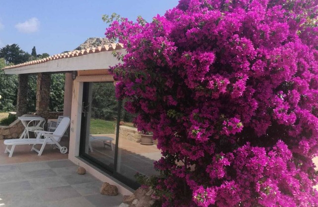 Independent villa immersed in the Mediterranean scrub just a few kilometers from the sea.