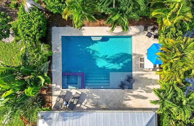 Juniper Presents: Pool Paradise w/Spa – Outdoor Living + Close to Beach & Shops