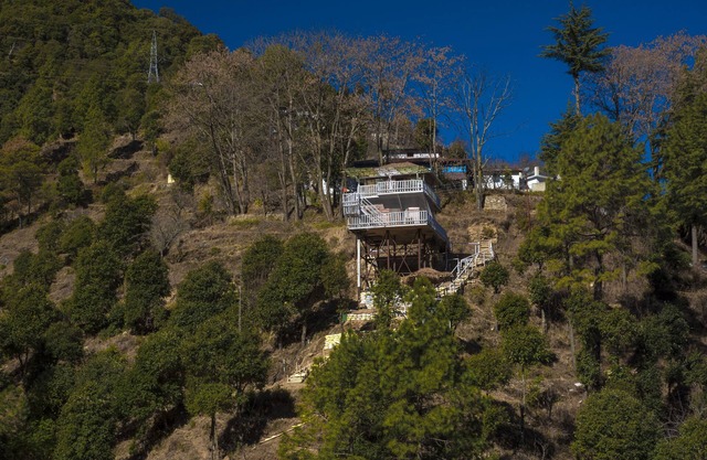 Kaath Maati-Luxurious woodem two storied Treehouse in the lap of nature
