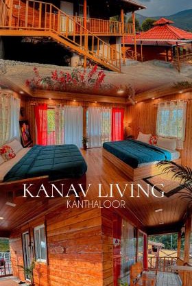 Kanav Living Wooden Villa in Kanthalloor