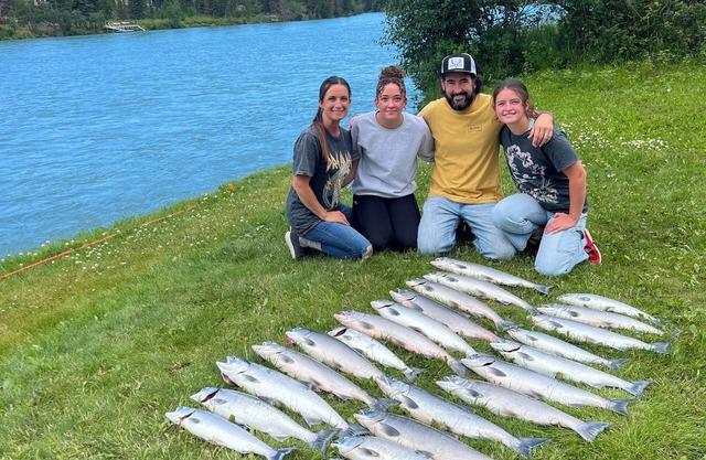Kenai River Waterfront Cabin - Over 350 feet of private shoreline fishing.