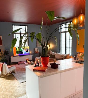 Kleurrijke nieuwe woonst in hartje Antwerpen