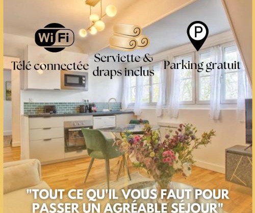 La cabane moderne, parking gratuit au centre de Falaise - Larès