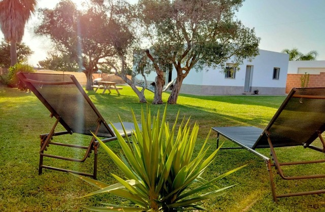 La Caleta House. Beautiful garden with olive trees, drive minutes from the beach.