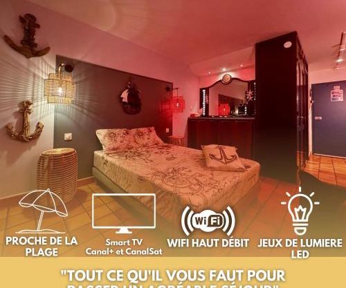 La Caravelle - Studio Lumineux Évasion en Bord de Mer