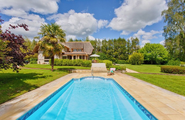 La Chaumière - Tennis & Swimming Pool - Branville