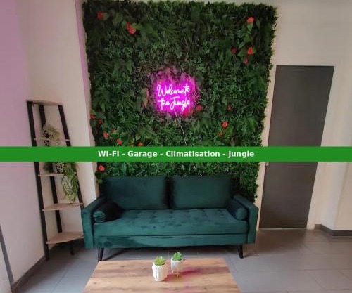 La jungle urbaine avec garage privé & climatisation
