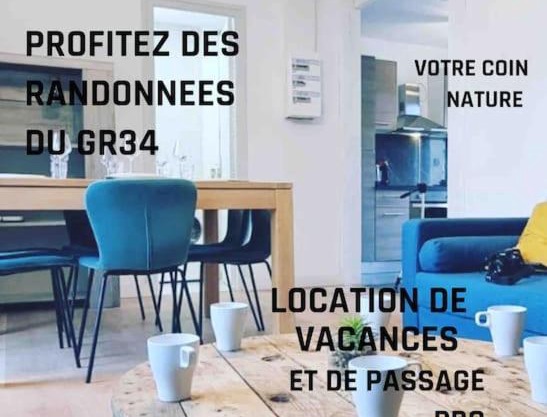 La petite maison de l’Aber parking calme jardin