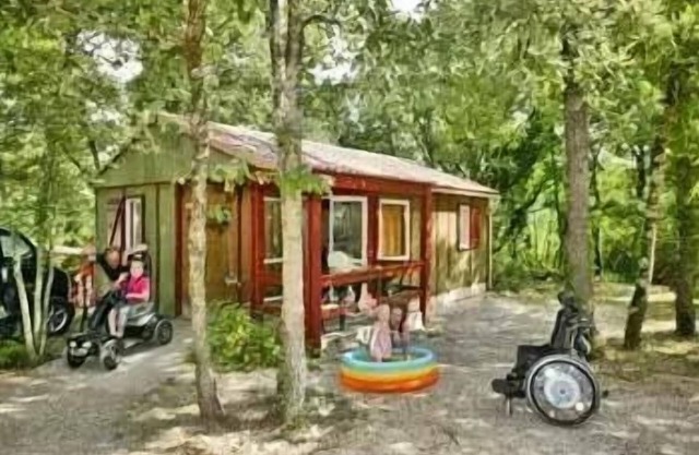 La Peyrugue Campsite * - 3-room PMR Well-being Chalet 5 people
