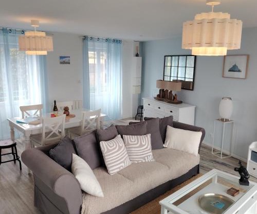 La Terrasse du Mont St Michel, vue imprenable, appartement cosy pour 4 pers