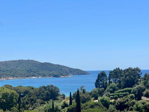 La terrasse sur la Mer, appart Gigaro 4 à 6 pers, piscine et plage à pied