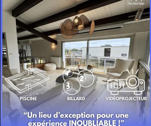 La Villa - Piscine - Billard