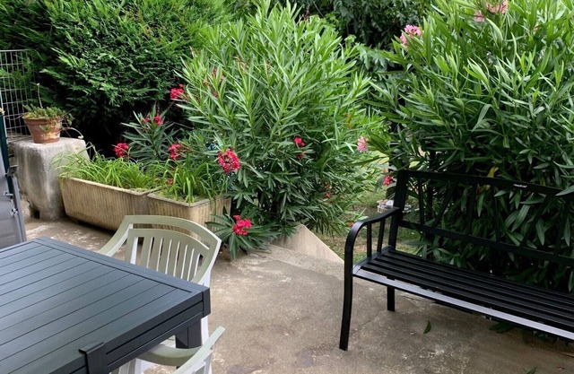LA VILLA ZEN. an island of greenery in the center of a medieval village of character