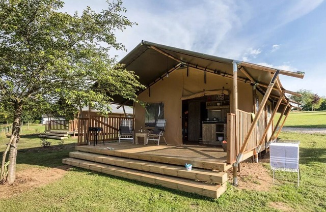 Lake Bonnefon campsite * - > NEW Safari Premium Tent 2 bedrooms 4 people