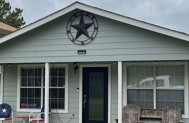 Lake Livingston Waterfront home with boathouse and boat launch capability.