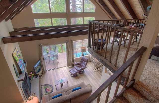 Lake View w/BBQ, Deck, Fireplace. Pets OK! Near Bike/Hike/Beach (WSH1027)