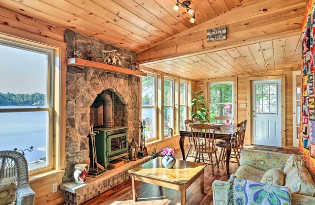 Lakefront Retreat w/Dock & Yard in Tobyhanna!