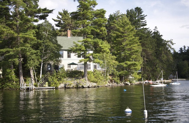 Lakes Region - Lakefront Home with private dock on Great East Lake - Smoke Free