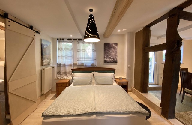 Landhaus Wahmbeck - Holiday apartment - directly on the Weser cycle path