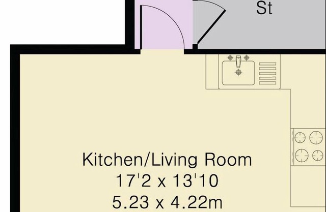 Large 1 bedroom, apartment moments from tube and Whittington Hospital