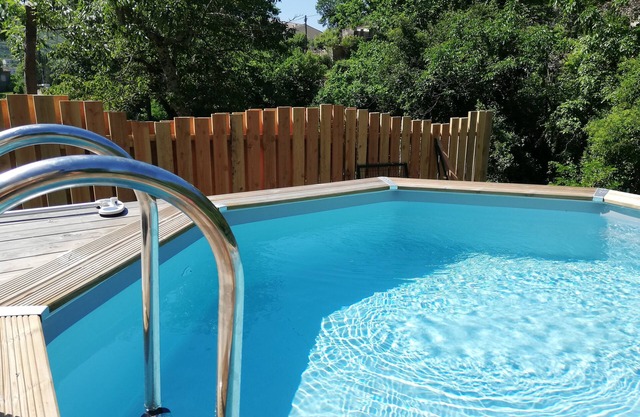 Large apartment 5 minutes' walk from Joyeuse, its shops and famous market.