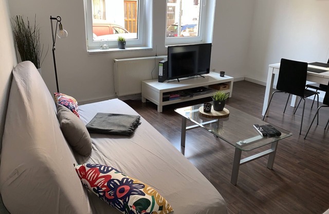Large bright apartment with 2 bedrooms free WiFi 5 minutes to the center