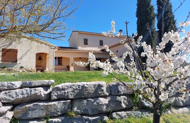 Large family home with outbuildings and beautiful swimming pool