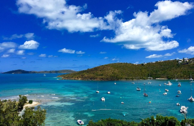 Lavender Hill Penthouse with Big Views of Cruz Bay Beach, Reefs & Islands Beyond