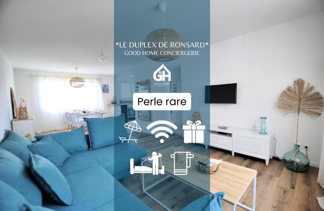 *Le Duplex de Ronsard*Plage et Centre-Ville