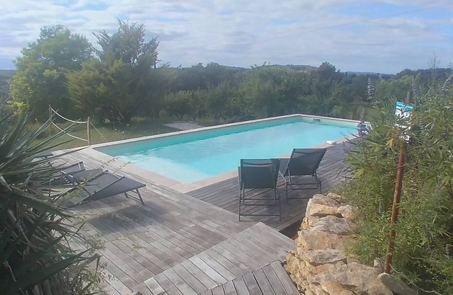 Le Four à pain, golden triangle Dordogne valley, views garden park swimming pool