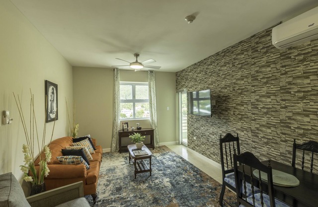 "Le Luxe" Penthouse 2 BR condo w/AC, WiFi, complimentary Netflix & 24/7 sec