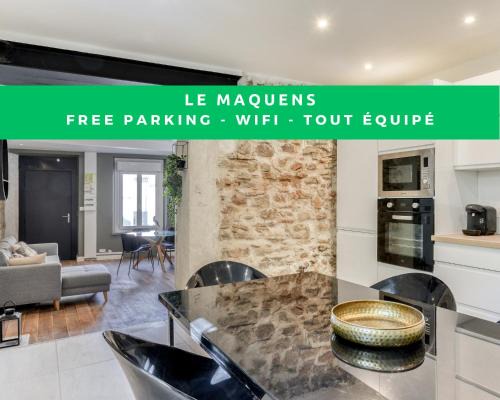 le maquens - parking gratuit - wifi - netflix