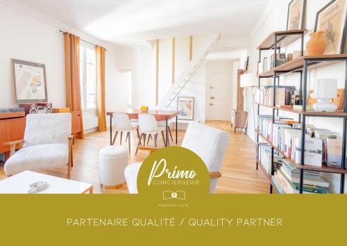 Le Martin - Duplex, proche métro et commerces