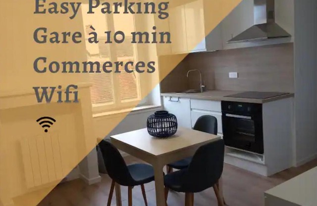 Le Montjoux, appartement calme, toutes commodités