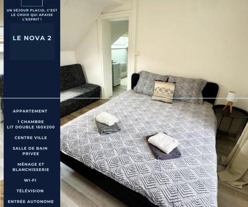 LeNova2 - Centre-ville - TV - WIFI