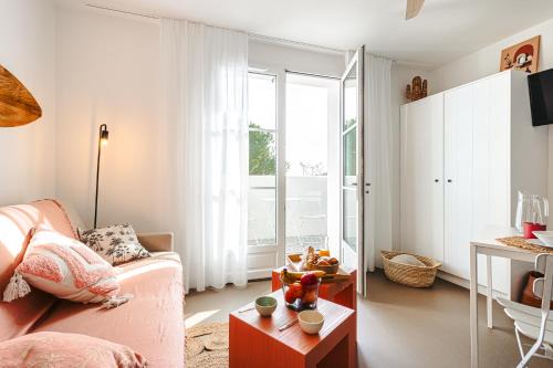 Les Pins, studio vue mer