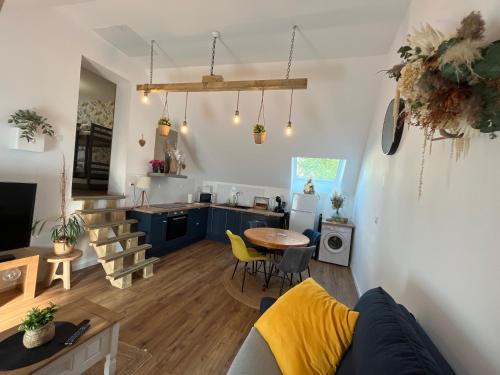 Logement cosy et confortable.