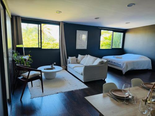 Logement dans un cadre verdoyant