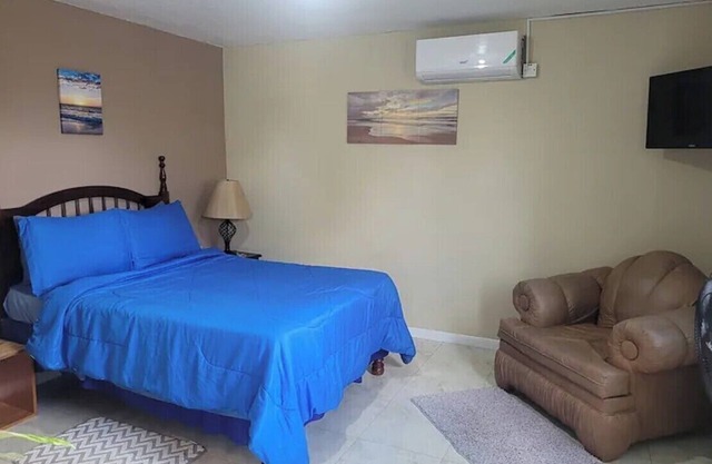Lovely 1-bedroom apartment in Mandeville with WiFi, AC in safe and private area