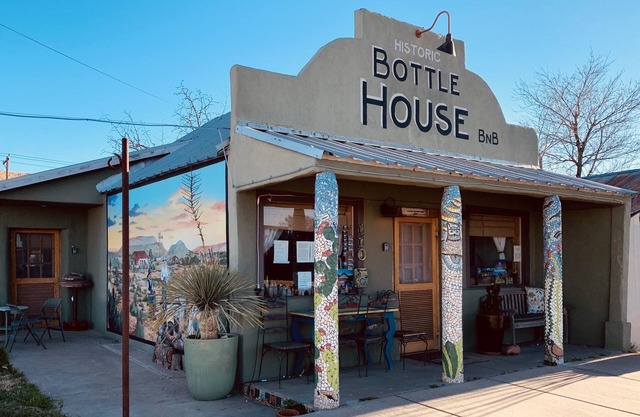 Lux/Downtown Alpine/Spacious Historic 'Bottle House' 4 Beds, near Marfa