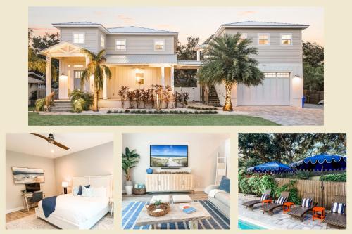 Luxe Home -slps 19 Pool Hot Tub Cart Beach