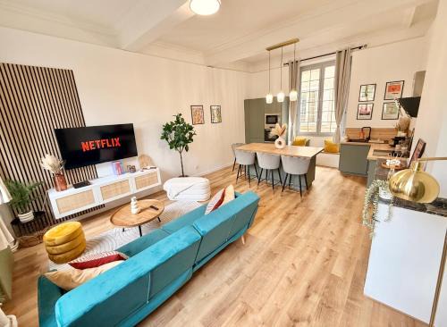 Luxueux appartement cosy, hypercentre Castres