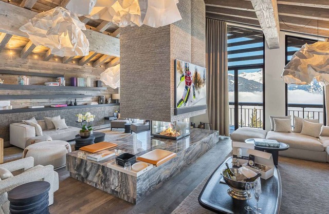 Luxurious Chalet in Courchevel with Pool, Cinema, Sauna, Chef & Butler, Near Ski Lifts