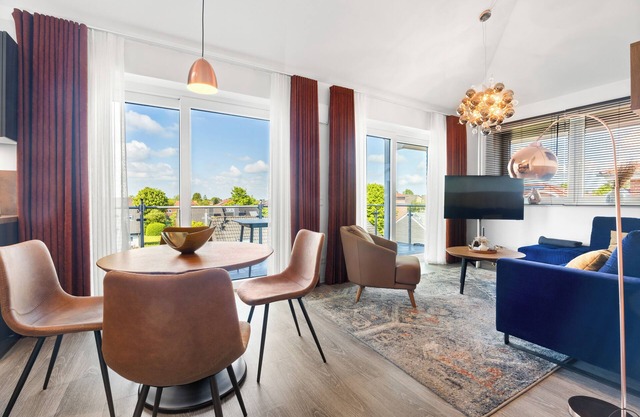 Luxurious North Sea time-out in the "Kormoran" penthouse.