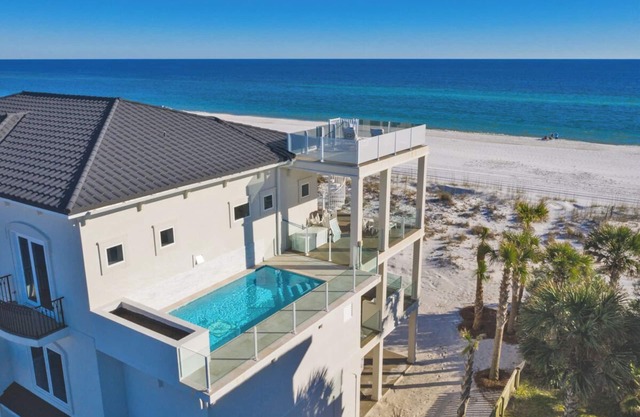 Luxury 6-Bedroom, 6.5-Bath Gulf Front Home w/Private Pool!
