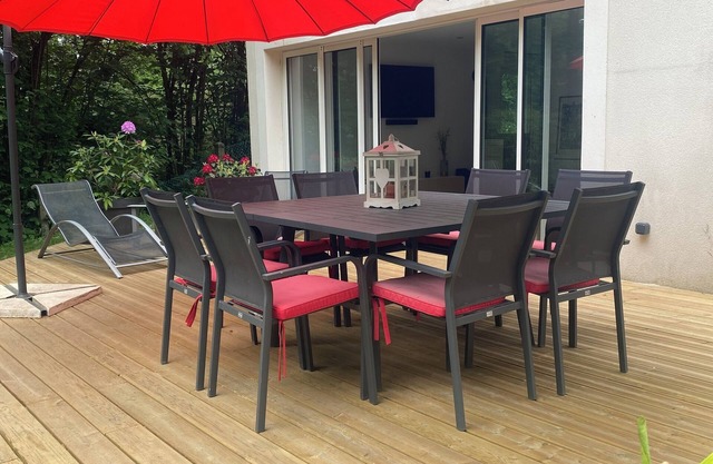 Luxury 8-person villa in the Hardelot pine forest