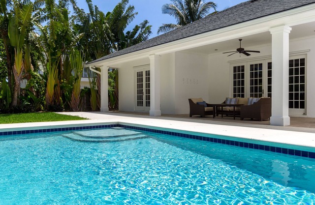 Luxury Beach House With Heated Pool, East of A1A - Steps From Private Beach
