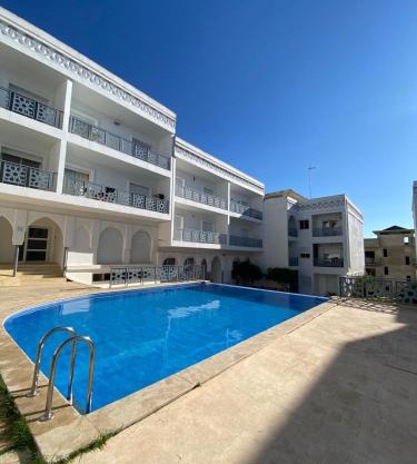 Luxury sea view apt tanger with Swimming pool
